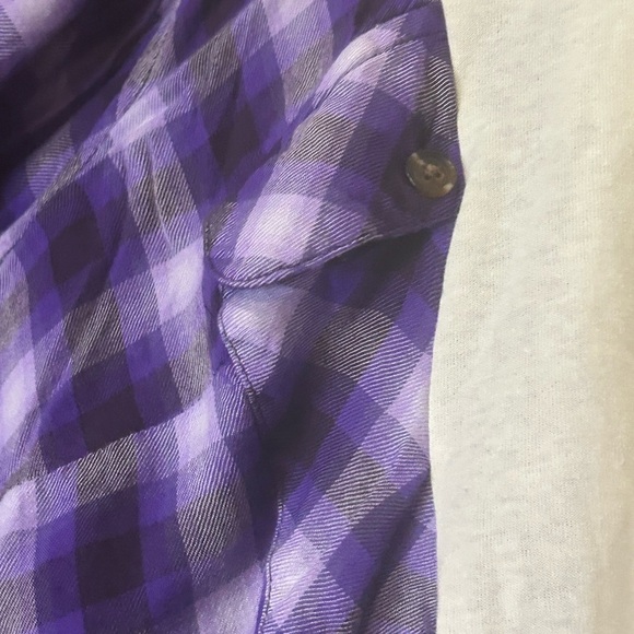NWT Upcycled Ghosty Flannel Tee Size XL-XXL - Picture 3 of 4